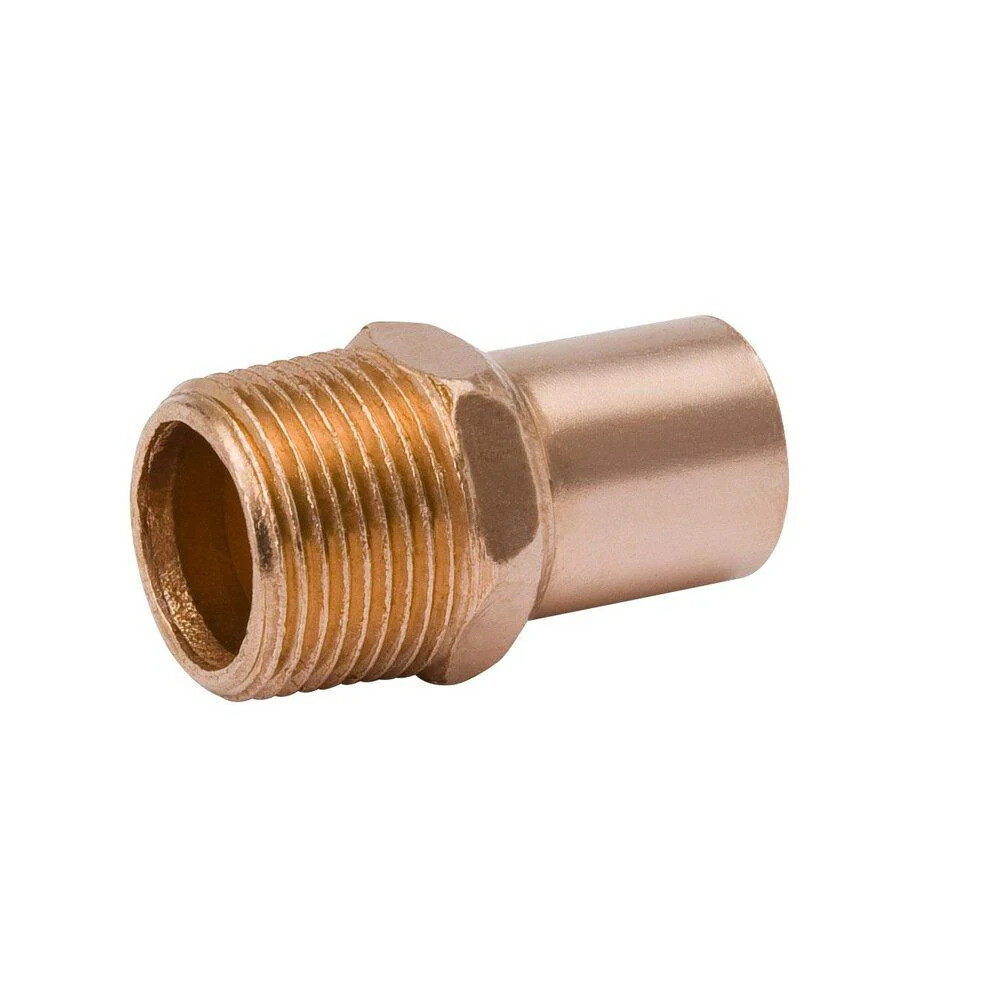Mueller Industries 3/4 In. FTG X Male Copper Medium Adapter