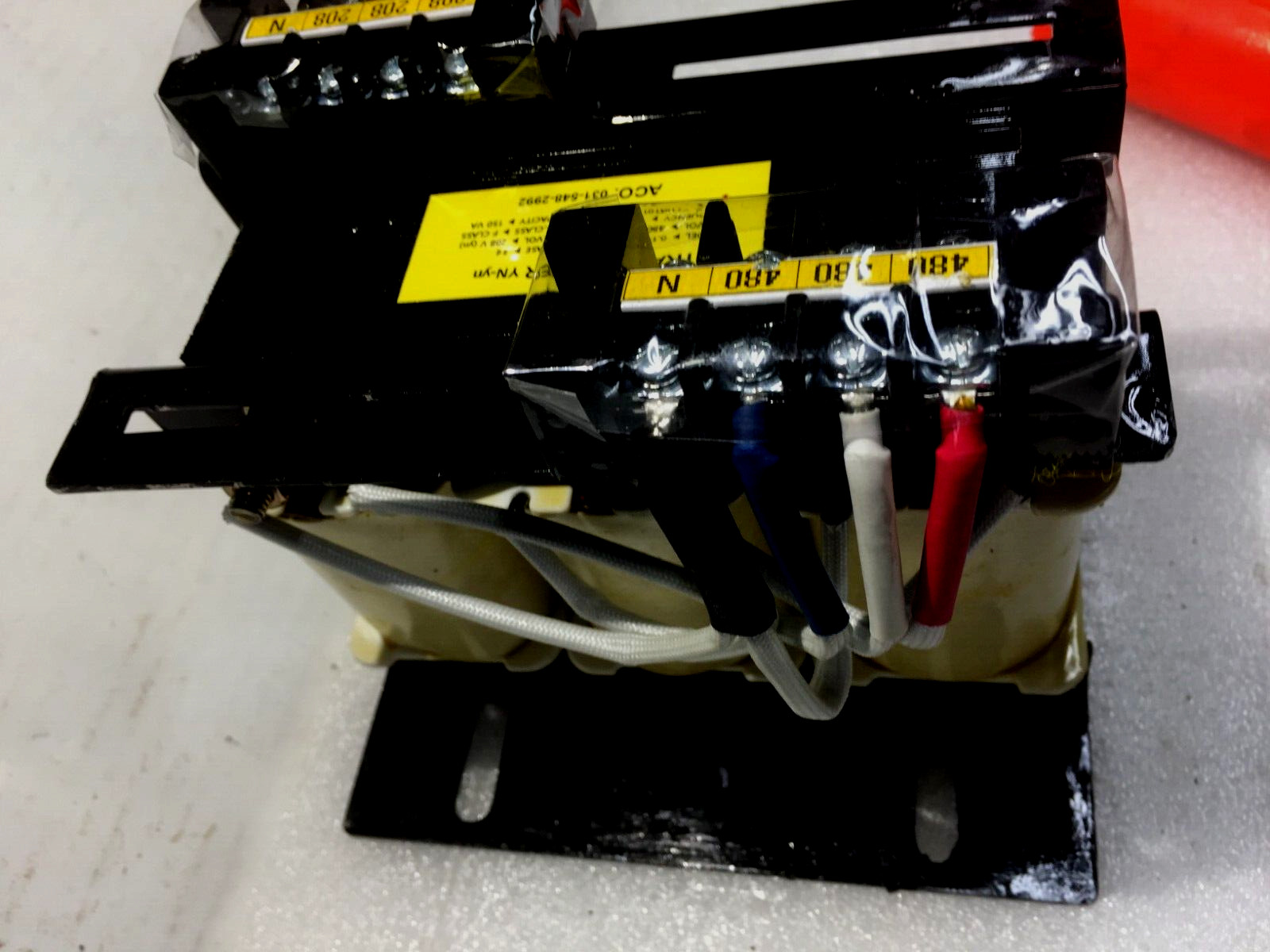 ACO NEWTRANSFORMER YN-yn MODEL 0.15K 480 -208-01 3PH 50/60HZ PRI480 SEC 208W/NEU