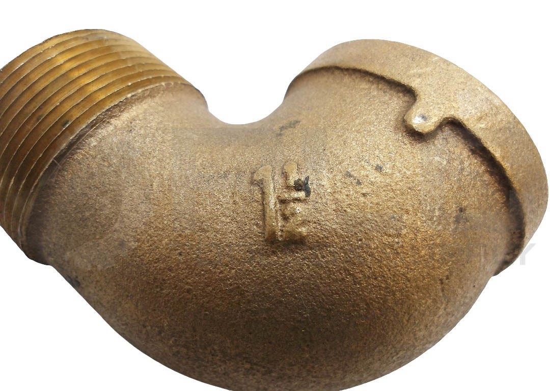 NEW 1-1/2″ 90 DEG STREET ELBOW BRASS