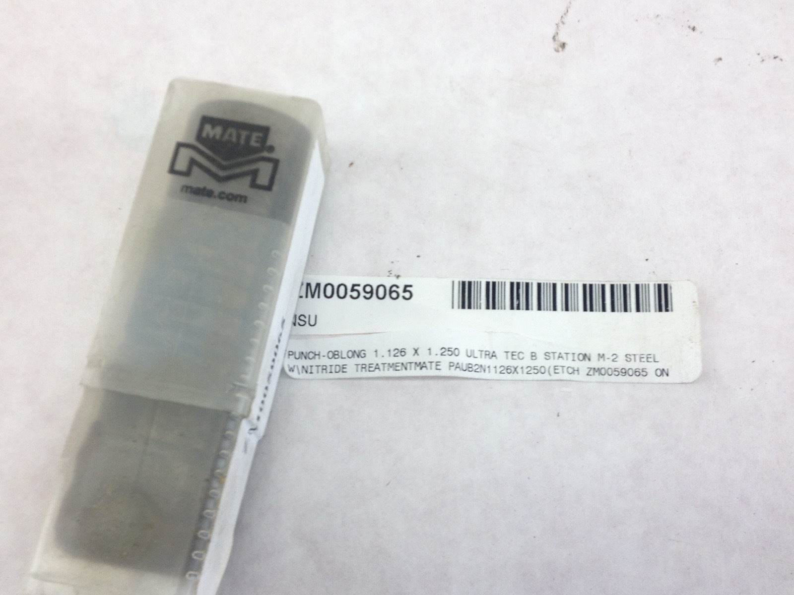 NEW! MATE PRECISION TOOLING OBLONG PUNCH PAUB2N1250 ZM0059065 (H157)