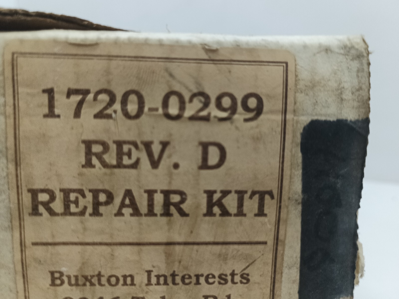 1720-0299 DTL TECHNOLOGIES REPAIR KIT FOR 3/4″ SPM VALVE WITH LONG SPACER