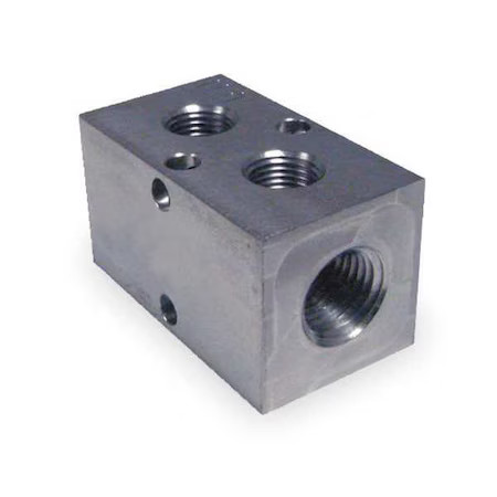 Pneumadyne M10-125-2-Ss Manifold, Stainless Steel, Npt, 1-3/4 In. L