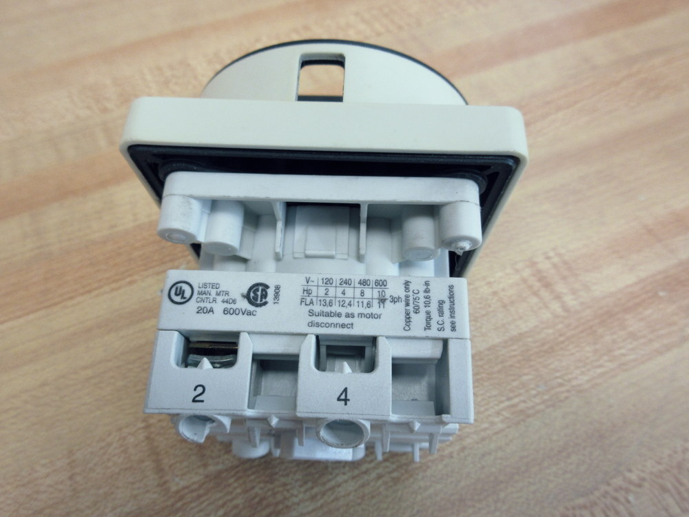 Allen Bradley 194L-E20-1752 On-Off Switch 194LE201752
