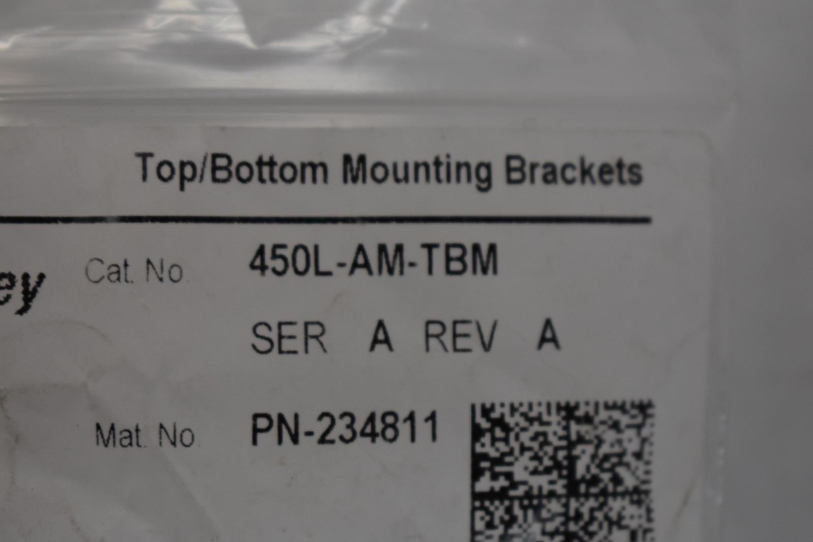 Allen Bradley GuardShield Light Mounting Bracket 450L-AM-TBM BP1 PN-234811