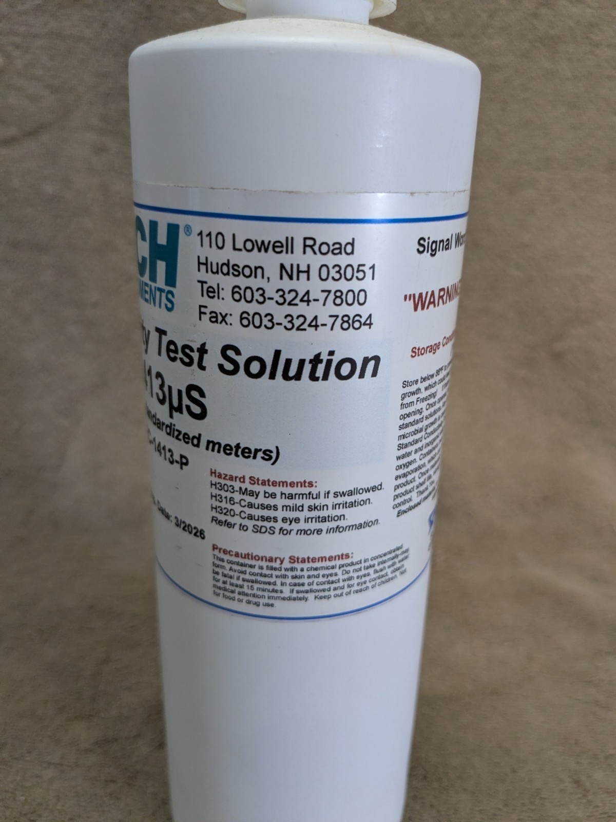 EXTECH EC-1413-P Calibration Standard 1413 microS Exp: 3/26