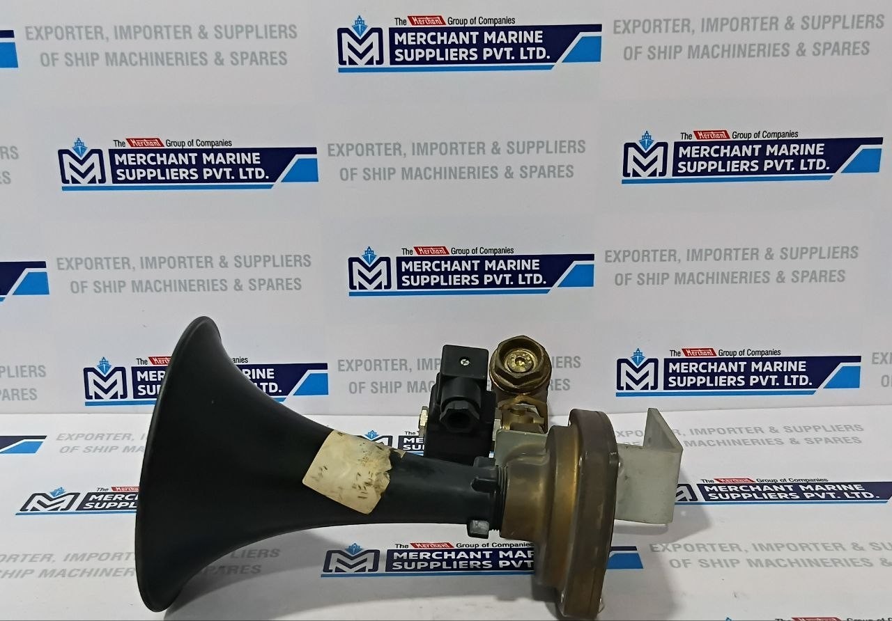 Kockum Sonics Tyfon MKT 75/660 Sweden AirHorn with Solenoid Valve