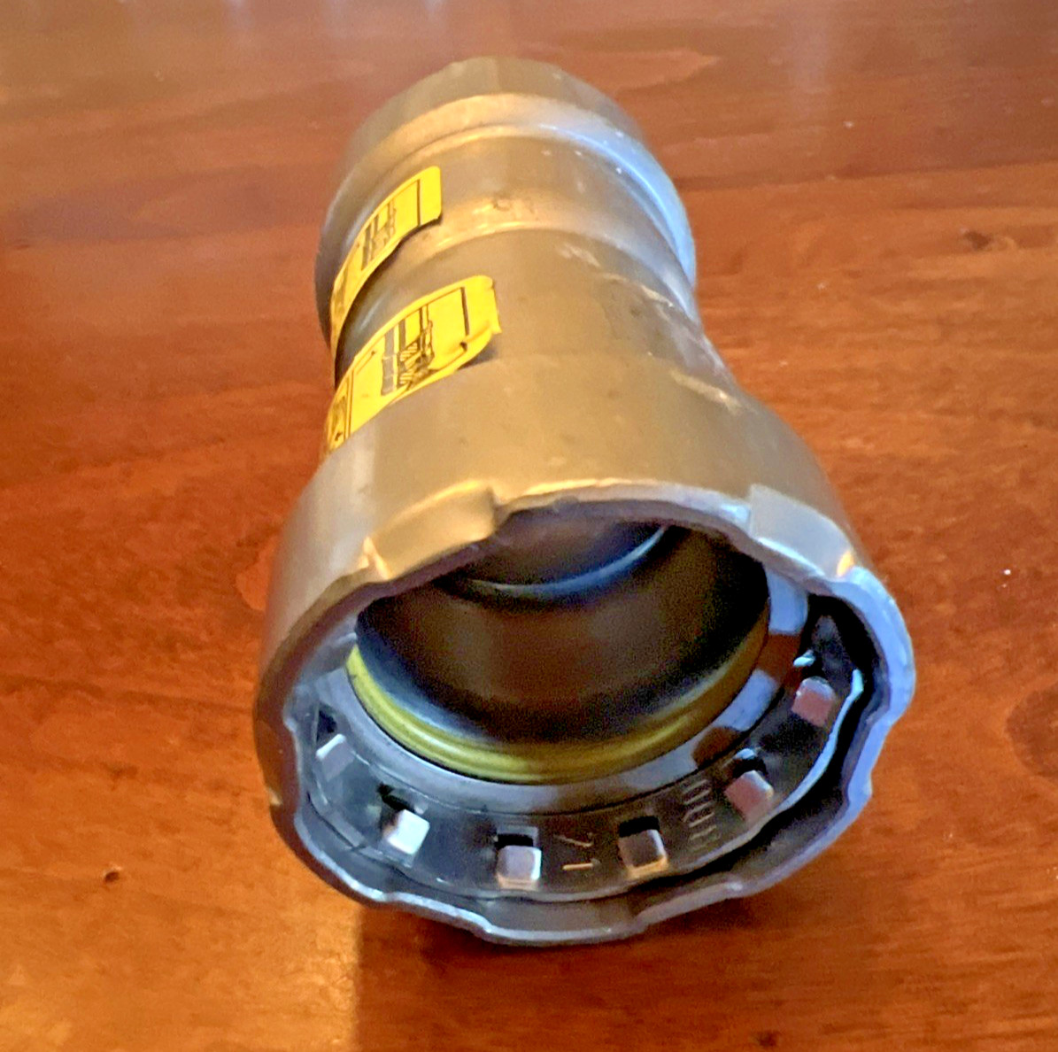 Viega 22009 MegaPressG Coupling with Stop 3/4 inch Press Connection