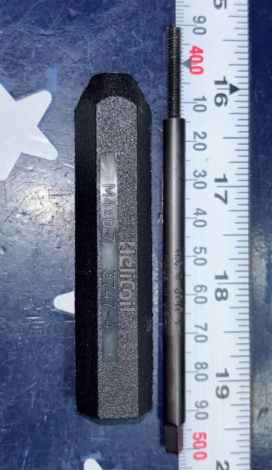 HELICOIL M4x0.7 Insert Installation Tool Prewinder for Helical Inserts 3747-4