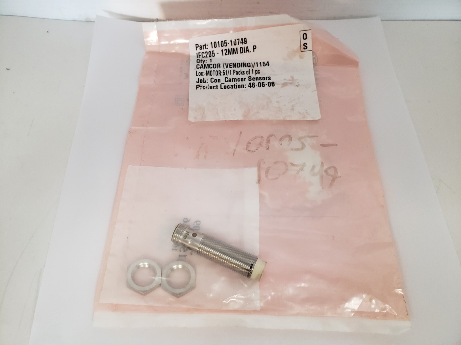 IFM IFB3007-BPKG/US-104 (IFC205) SENSOR 7MM SENSING 10-30VDC 100MA NIB