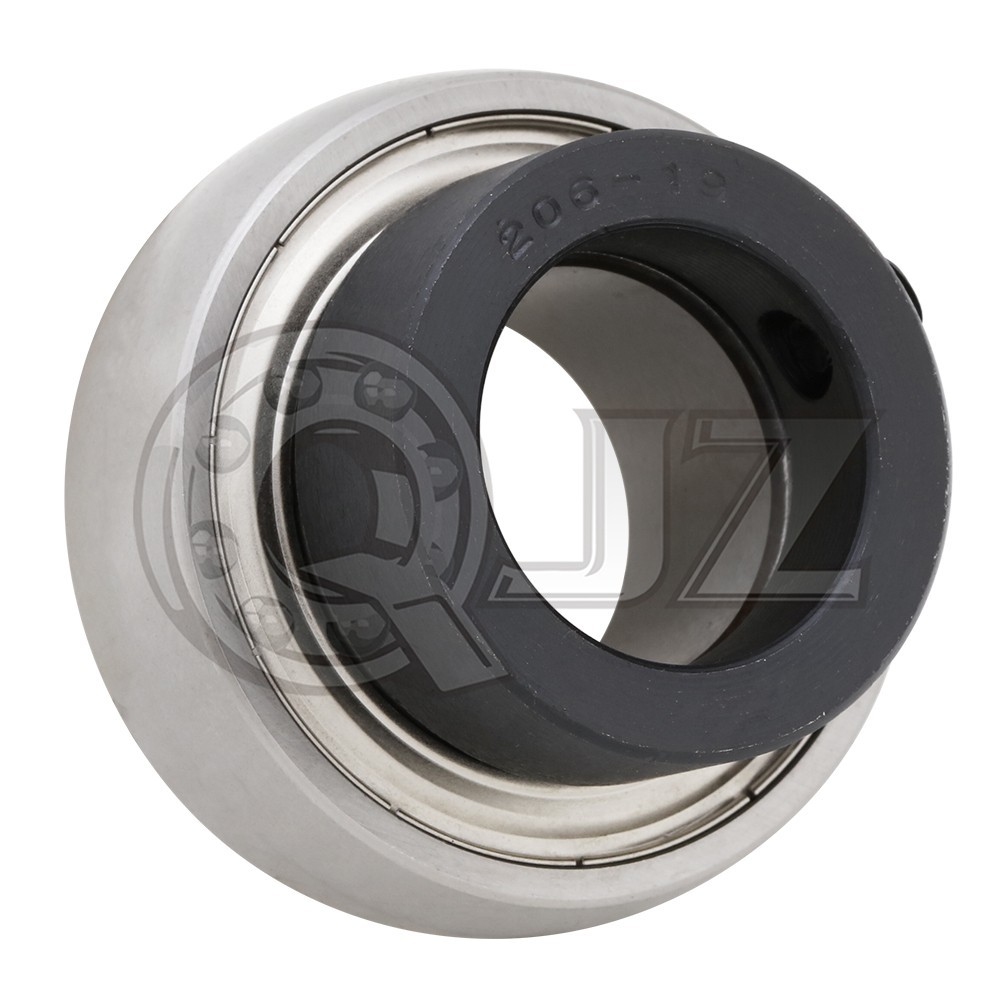 [Qty.1] SAPFT206-19 3-Bolt Pressed Steel Triangular Housing, 1-3/16 in Bore (ID)