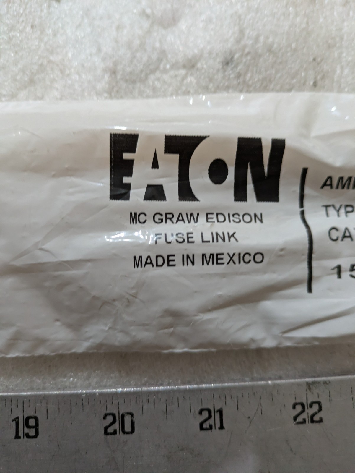 Eaton McGraw Edison FL16K6 Type EK Fuse Link 6 Amp Medium Voltage Distribution