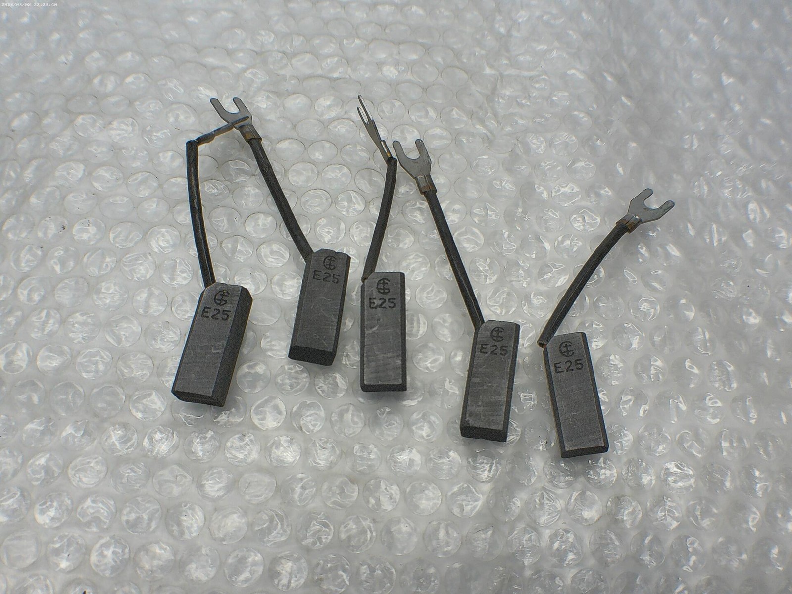 INDUSTRIAL SPARE E25 CARBON BRUSH LOT OF 5 NSNP