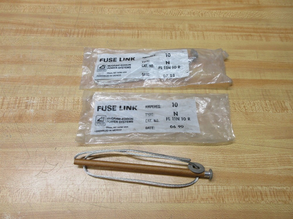 McGraw-Edison FL 11N 10 R Cooper Fuse Link M-E-10N