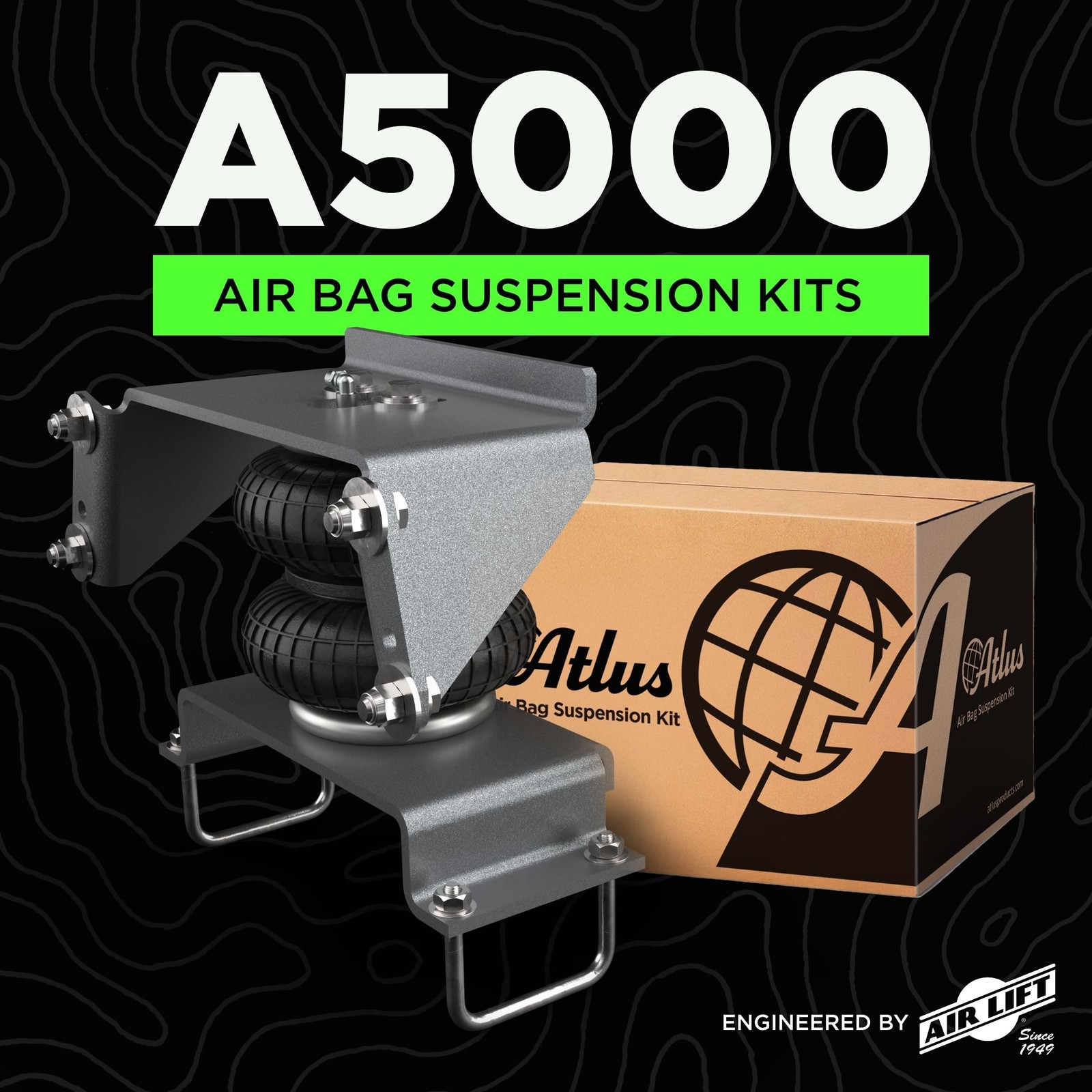 Atlus Engineered By Air Lift A5000 Air Bag Suspension Kit for 2011-2016 Ford …