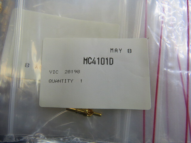 POSITRONIC MC4101D Qty of 5 per Lot Precision machined copper alloy with PTFE i