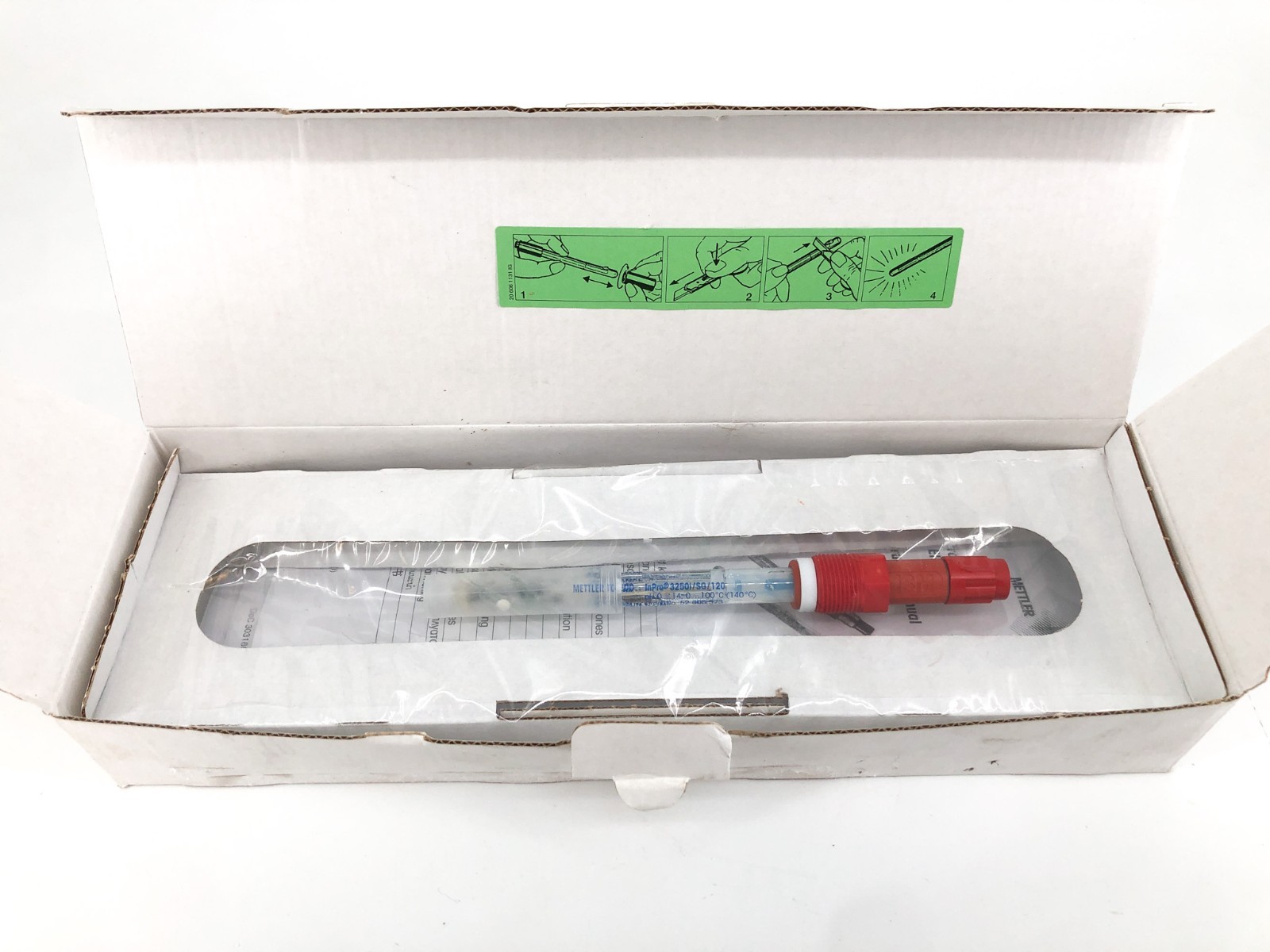 New Mettler Toledo InPro3250i/SG/120 pH Sensor 52005373