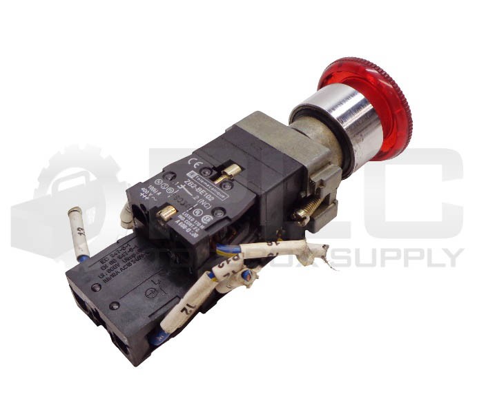 SCHNEIDER XB2BN41** / Z..-BW06 / (3) ZB2-BE102 RED PUSH-PULL BUTTON