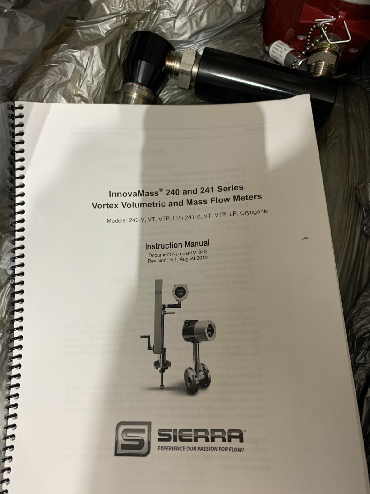 Sierra Vortex Volumetric And Mass Flow Meter 240-241 Series
