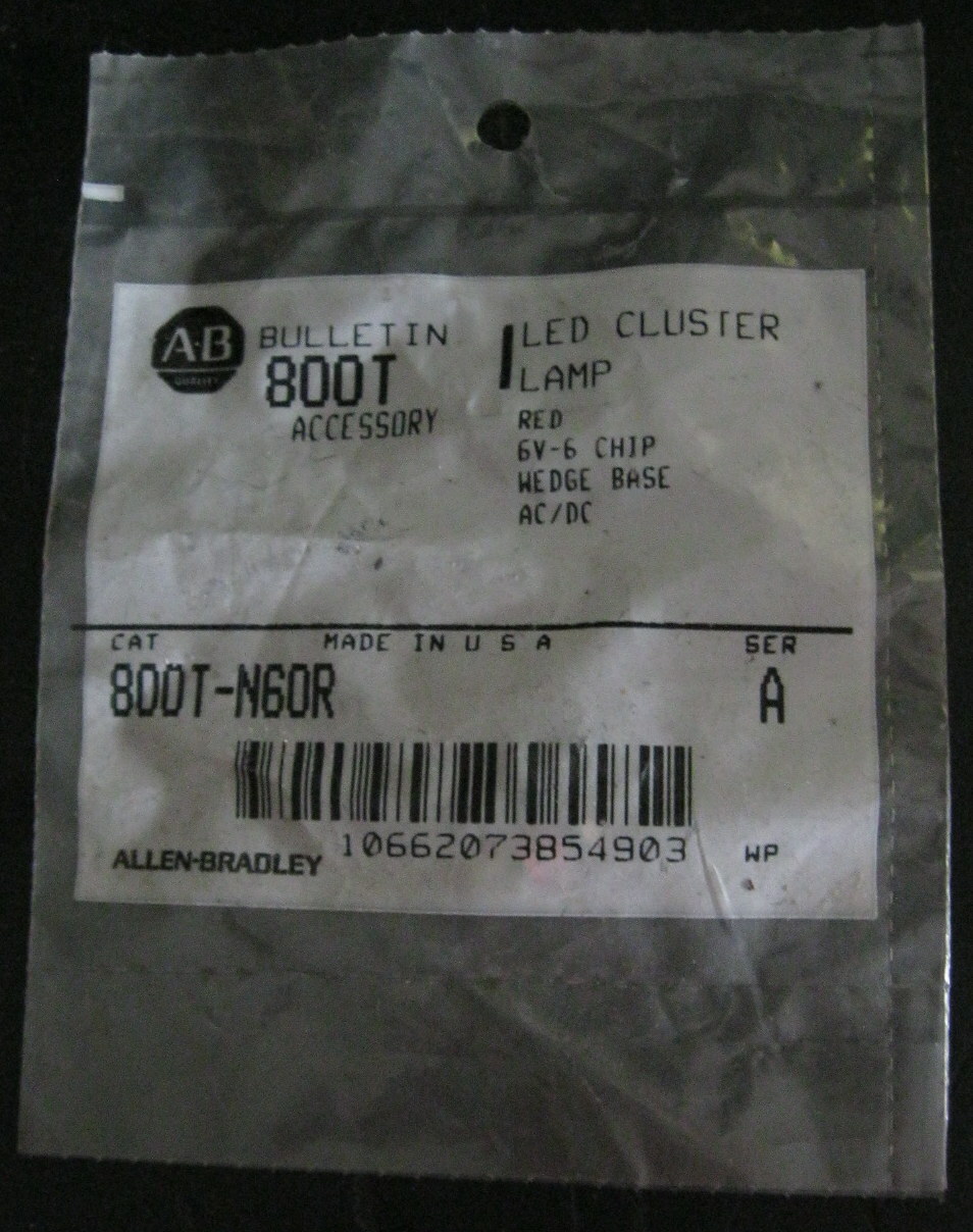 Allen-Bradley 800T-N60R LED Cluster Lamp Series A