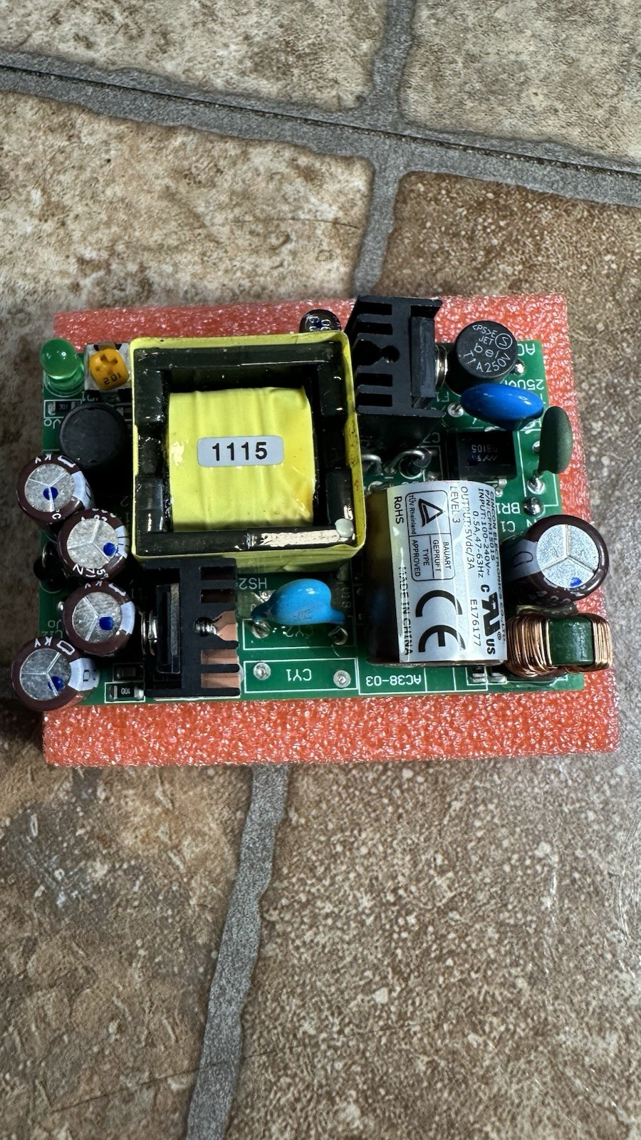 2 Cincon CFM1501S Open Frame AC/DC Converter 0.5A,47-63Hz output:5V/3A