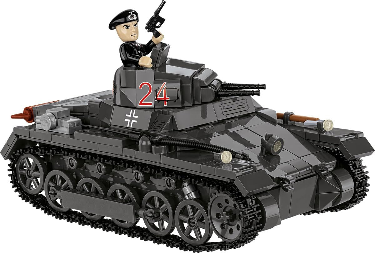 Historical Collection WWII Panzerkampfwagen I (France 1940) Tank Building Set, 6