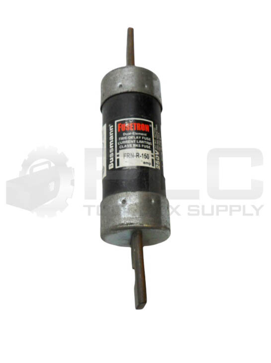 LOT OF 2 BUSSMANN FRN-R-150 TIME DELAY DUAL ELEMENT FUSE 150A 250VAC