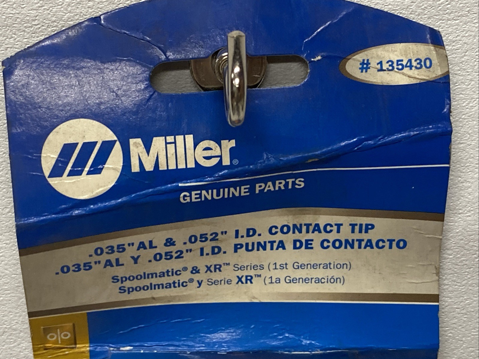 Miller Genuine Parts 135430 .035″ AL & .052″ I.D. Contact Tip For Spool Guns Z8a