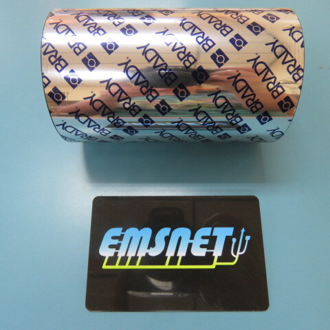 BRADY R4307 Qty of 1 per Lot R4300 PRINTER RIBBON 1″ CORE BK -Wax/Resin Ribbon,