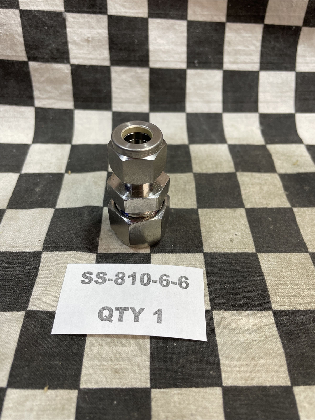 SWAGELOK SS-810-6-6, SS-810-6-4, REDUCER UNION, LOT OF 6, SHIPSAMEDAY #1326V24