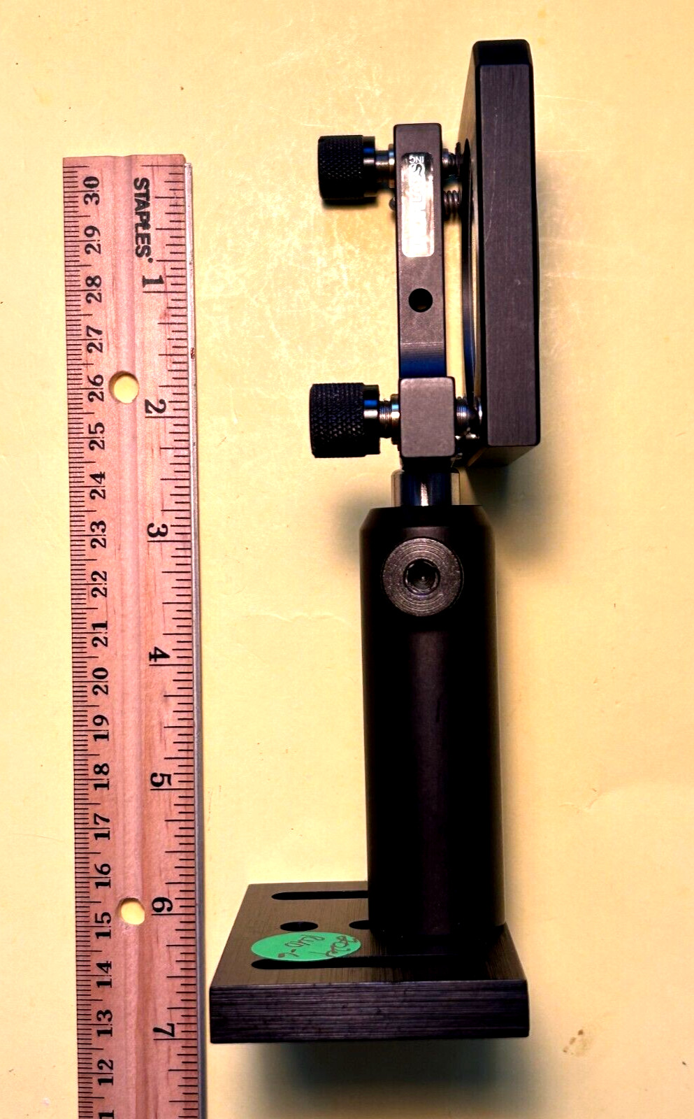 KrF Laser 2″ Dia. CaF2 70% partial reflector on Thorlabs 3″optic mount assembly
