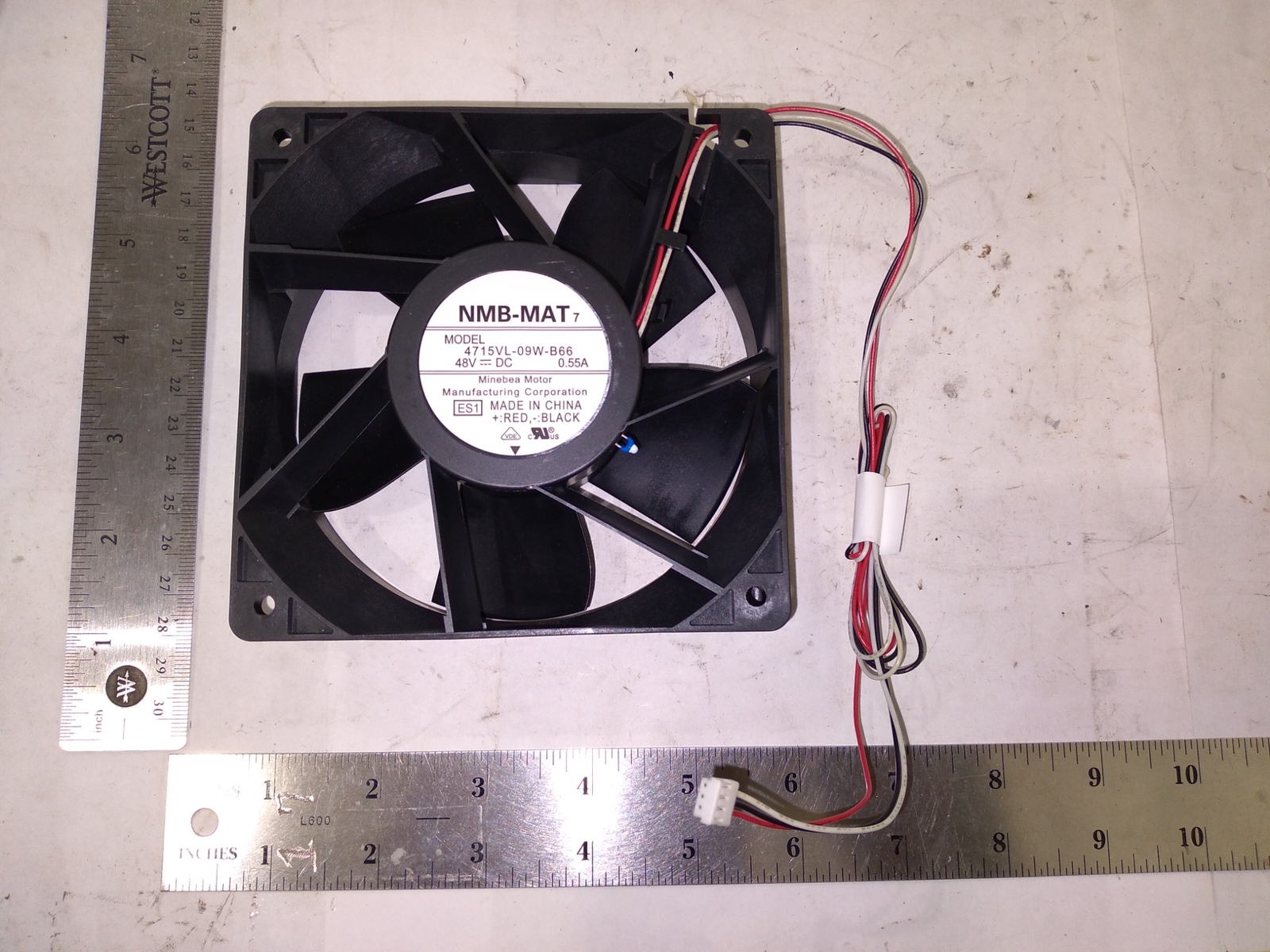 NMB FS178689 FAN MOTOR 4715VL 09W B66 ES1 … EACH FAN … 48 VDC