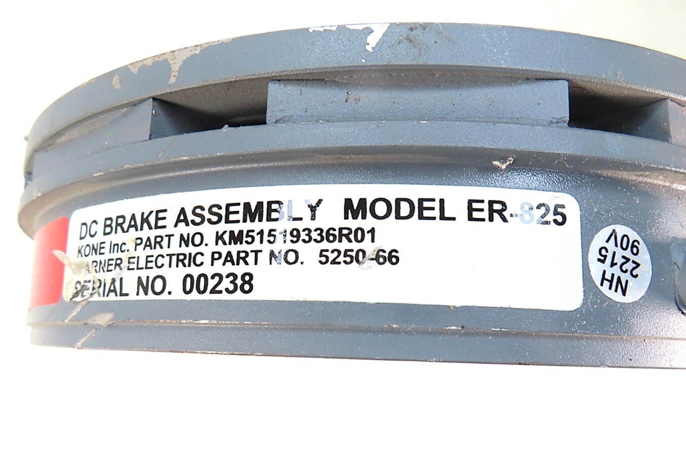 Warner Electric 5250-66 ER-825 ER-1225 Kone KM51519336R01 HR DC Brake 90VDC NEW