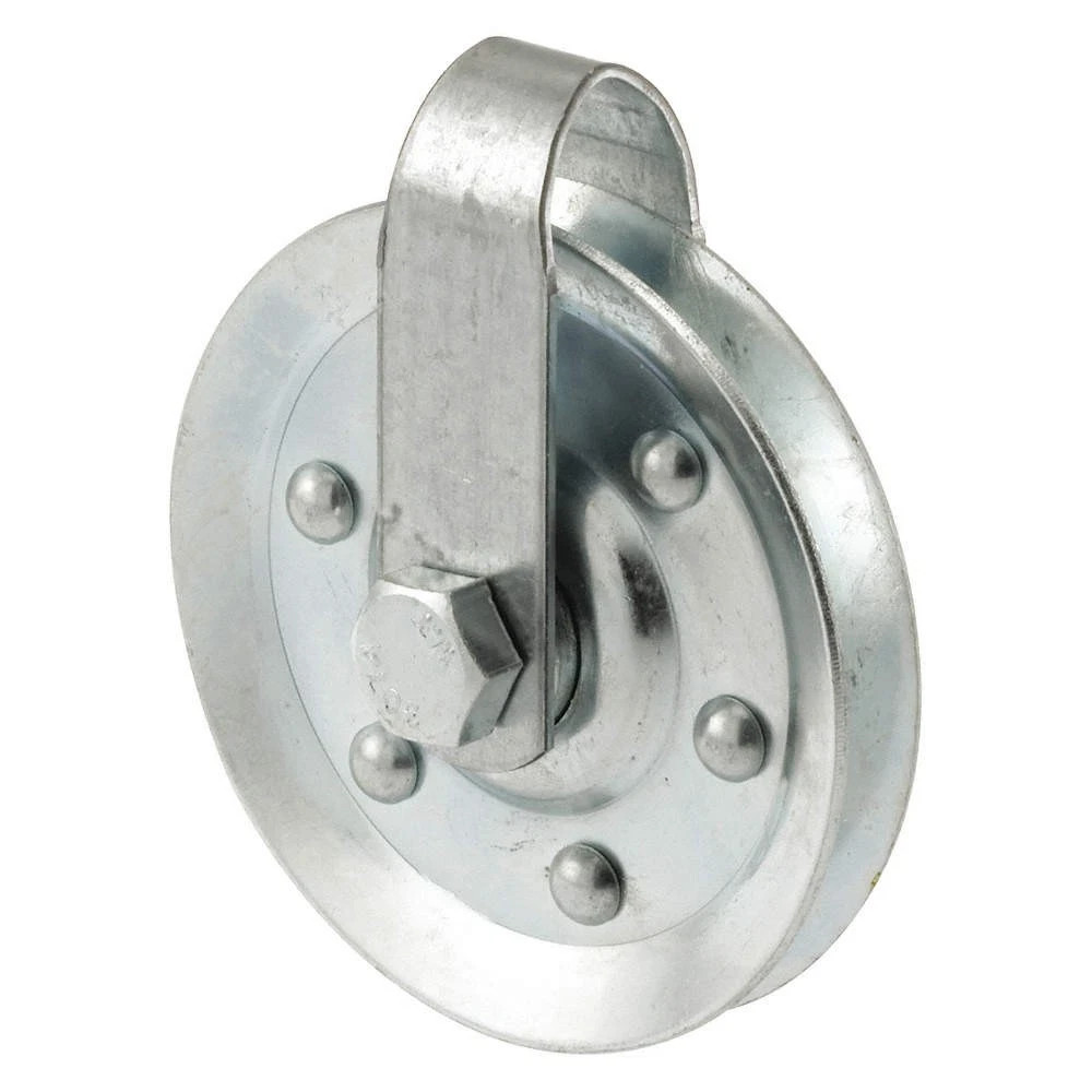 Primeline Tools 3 in. dia., Case-Hardened Steel. Pulley with Straps (2-Pack)