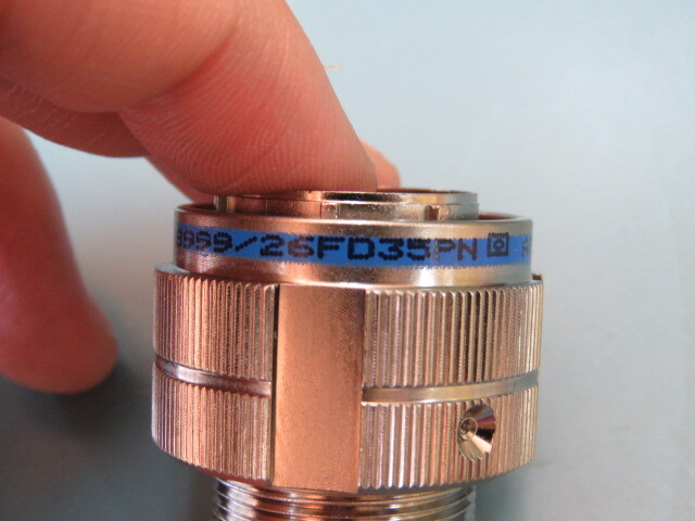 AMPHENOL D38999/26FD35PN Qty of 1 per Lot 37 Position Circular Connector Plug