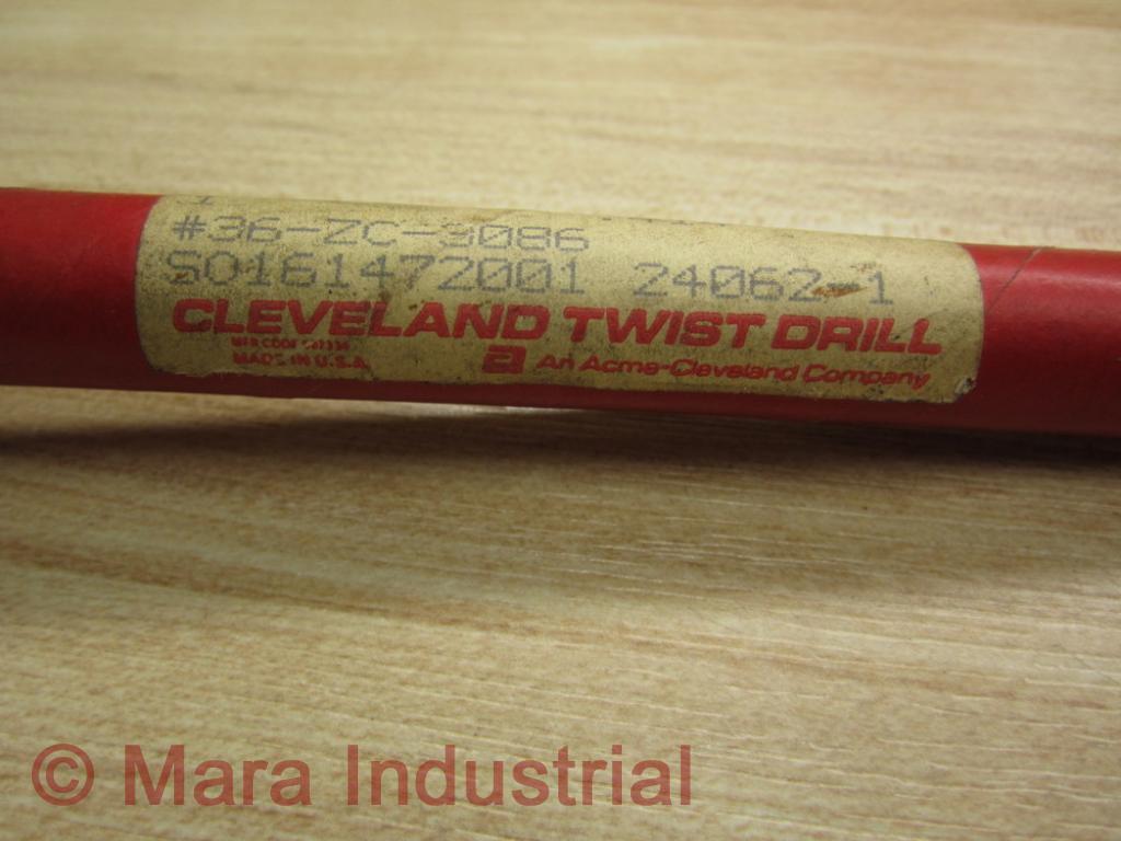 Cleveland Twist Drill 36-ZC-3086 Tapered Twist Drill Bit .414″ 2590