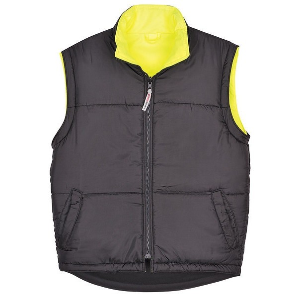 Tough Duck S42611 Men’s Hi-Vis 5-In-1 Safety Jacket, 300D Poly Oxford With Pu