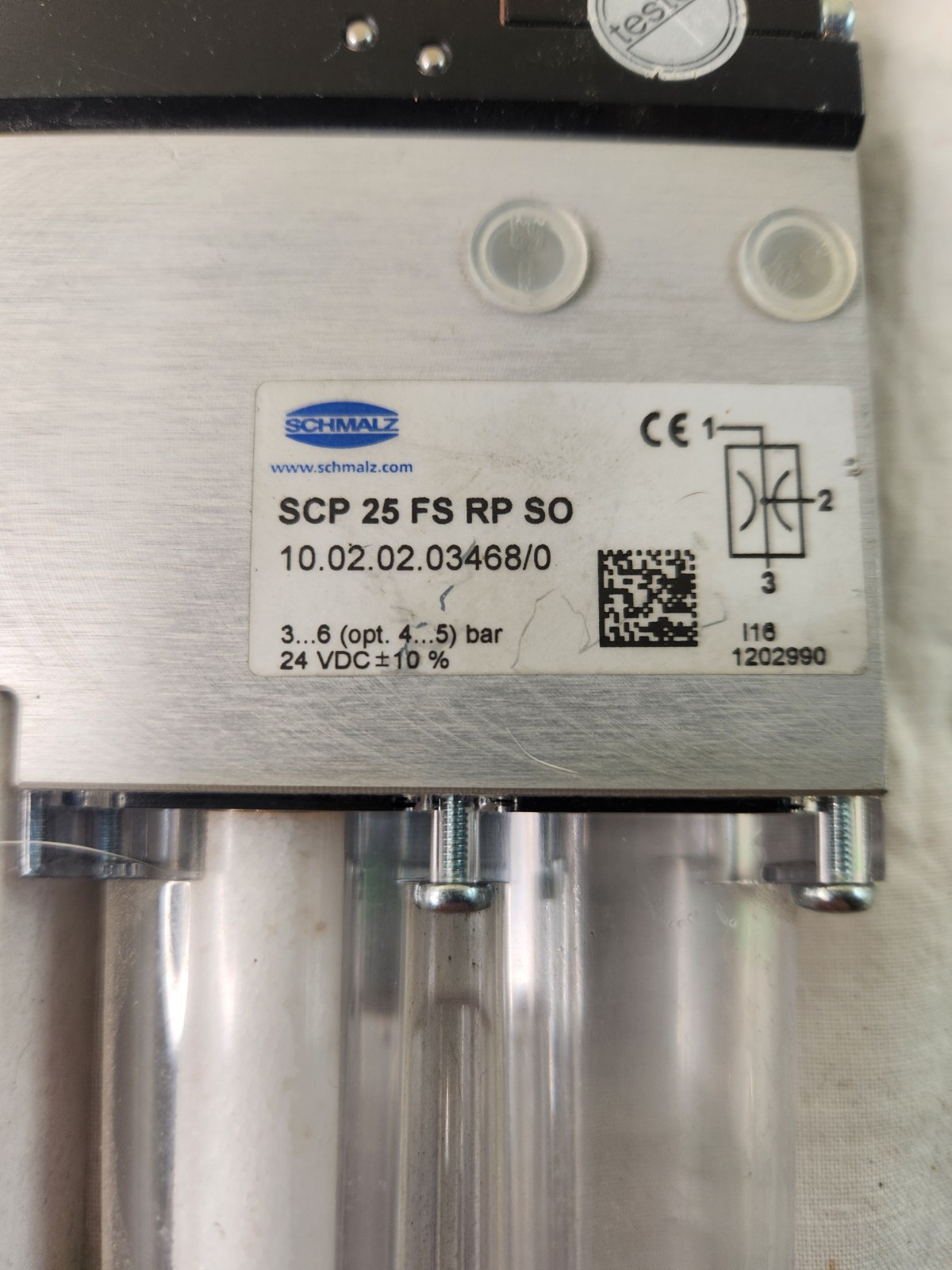 Schmalz SCP 25 FS RP SO Compact Ejector No Package