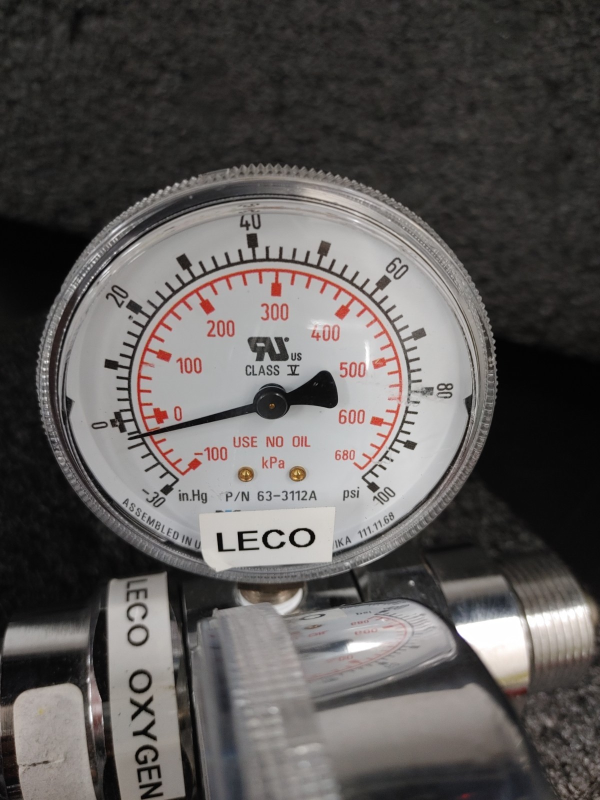 MATHESON 3121A-540 3120 Series Dual Stage High Purity Regulator with Gauges