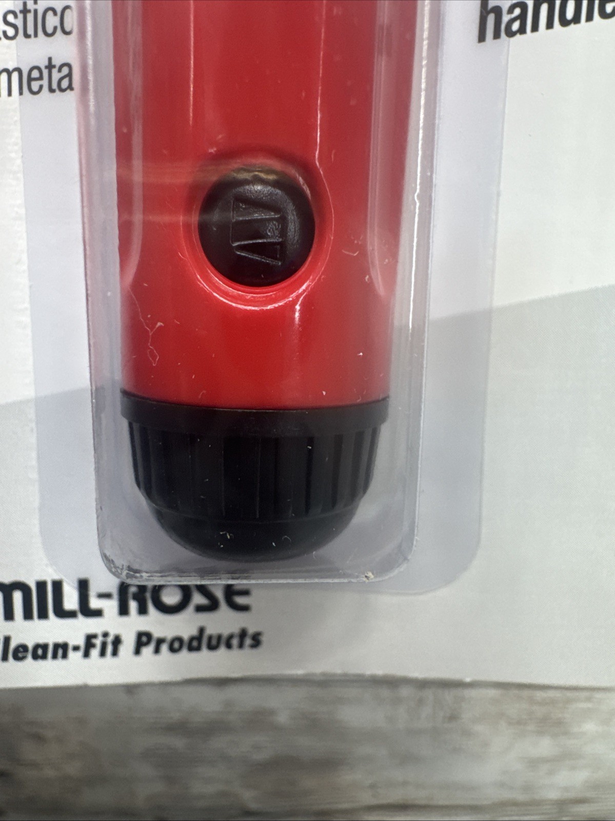 Mill-Rose Plastic Metal Deburring Tool Black Red with 2 Replacement Blades 70415