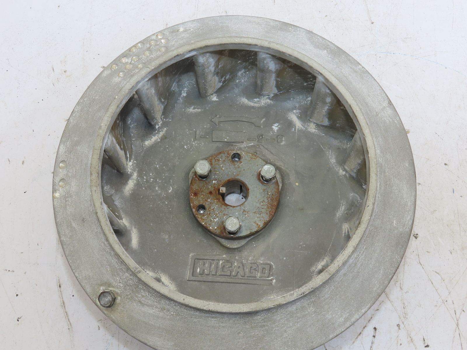 Chicago Blower Corp. 8-5-2-1 Cast Aluminum Blower Wheel 10-13/16″ Dia x 5″