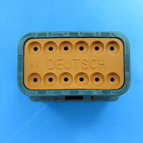 DEUTSCH DT04-12PA-E004 Qty of 15 per Lot CONNECTOR 12 POSITION Rectangular C