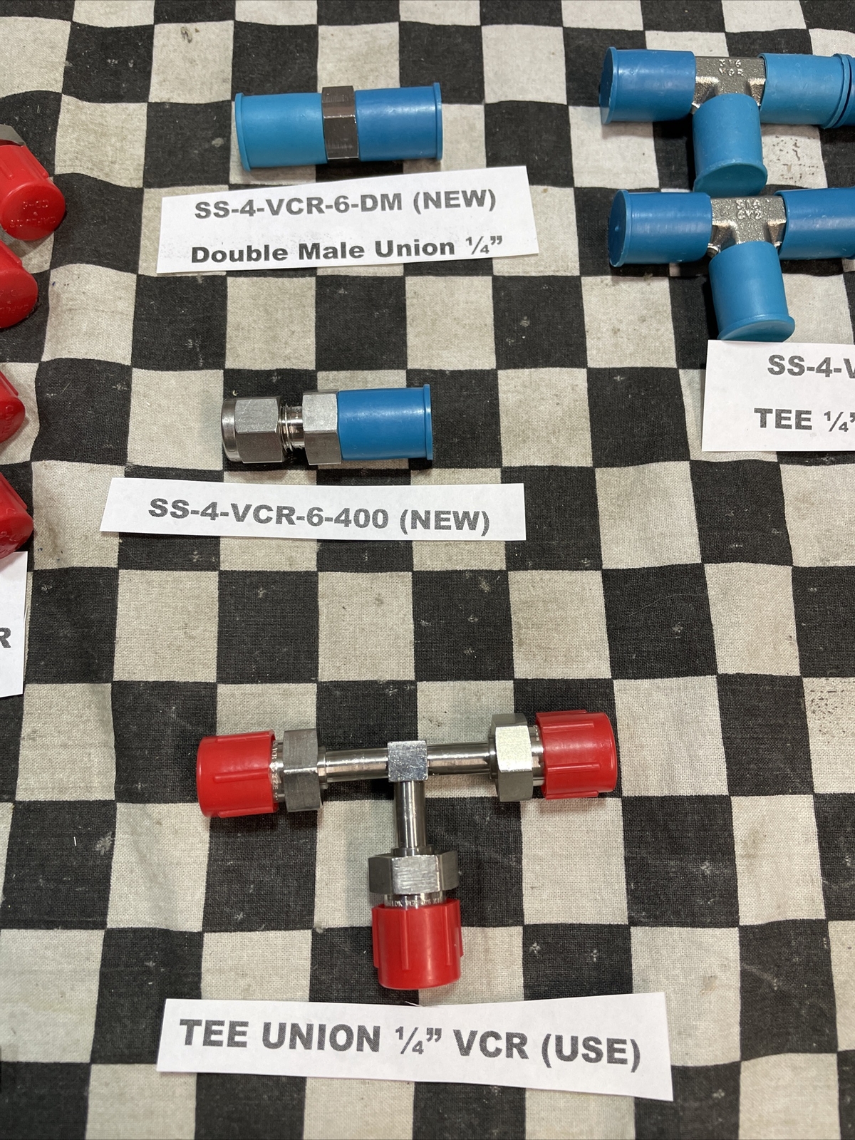 SWAGELOK TEE, SS-4-VCR-T SS-4-VCR-6-400 SS-8-VCR-6-DM-4 SS-4-VCR-C SS-4-VCR-P