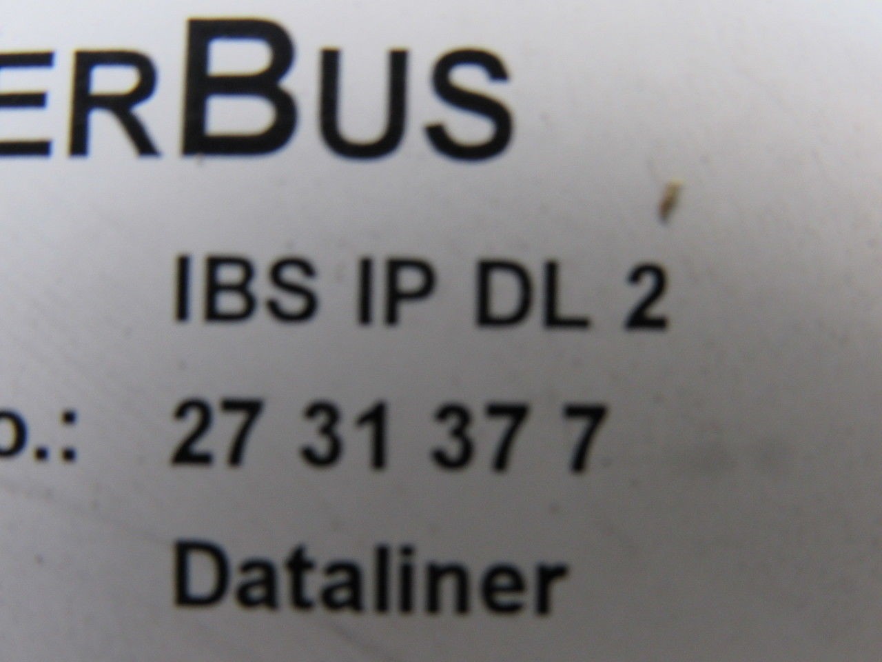 Phoenix Contact IBS IP DL 2 IBS IP DL 2 Interbus Dataliner Text Panel F/W V 1.16