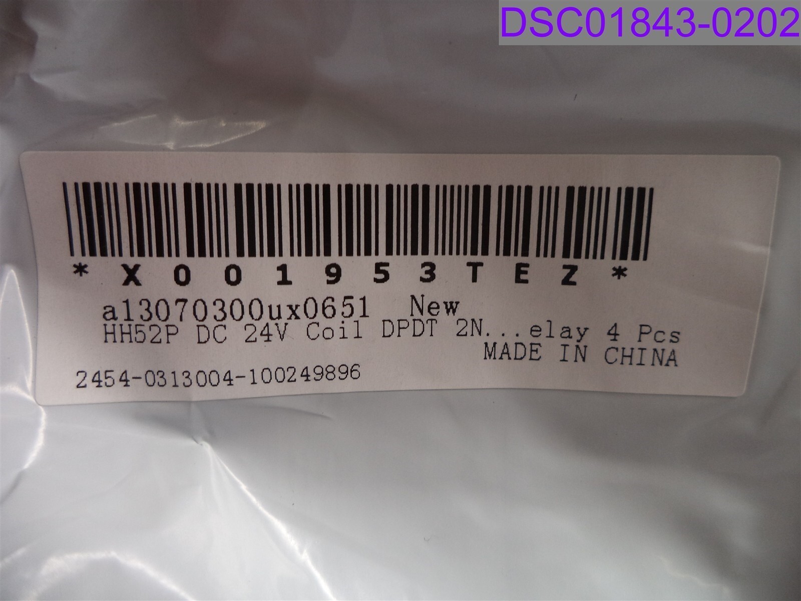 Qty= 1 Pack of 4: uxcell HH52P DC 24V Coil DPDT 2NO 2NC 8P Relay a13070300ux0651