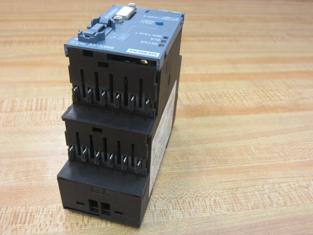 Siemens 3UF7000-1AU00-0 Motor Control W/O Screw Terminals