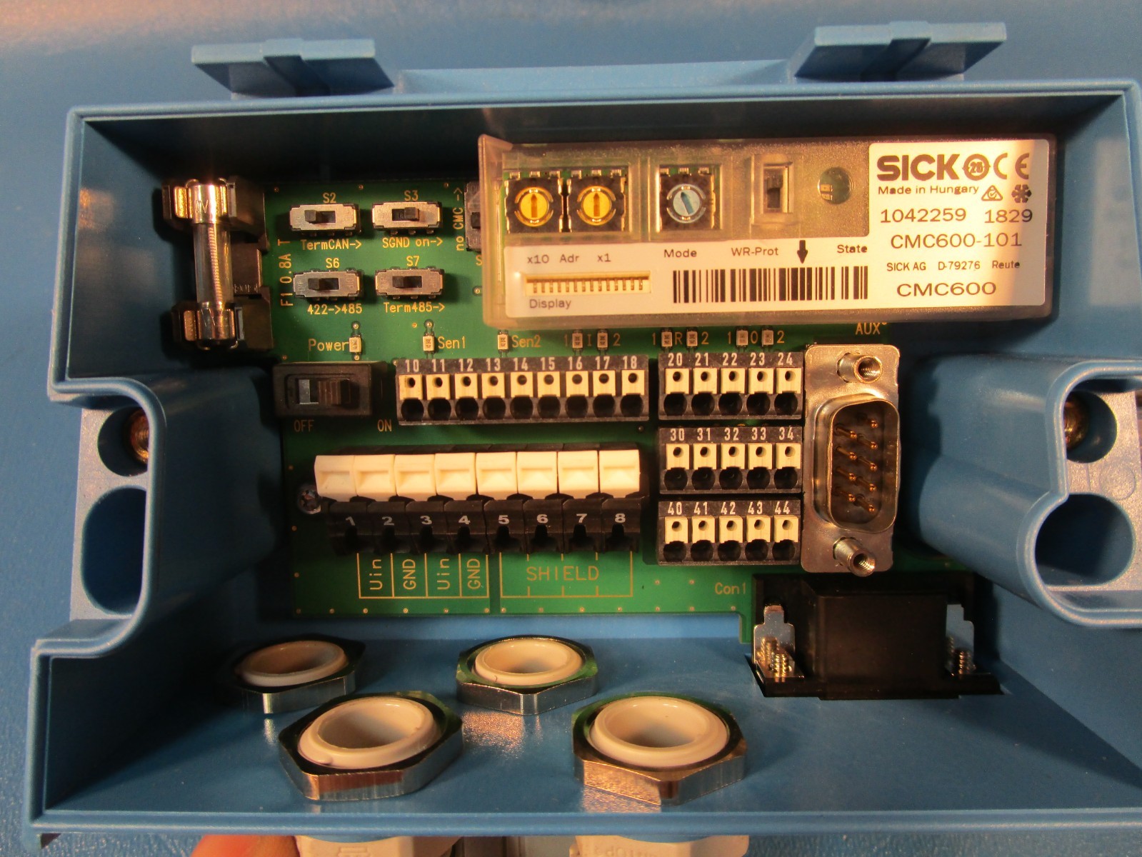 USED Sick CDB620-001, 1042256 Connection Module, CMC600-101, 1042259