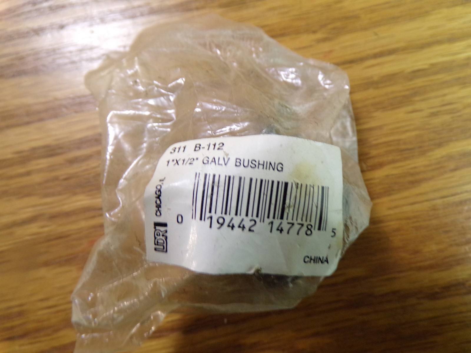 NEW LDR 311 B-112 1″ x 1/2″ Galvanized Bushing *FREE SHIPPING*