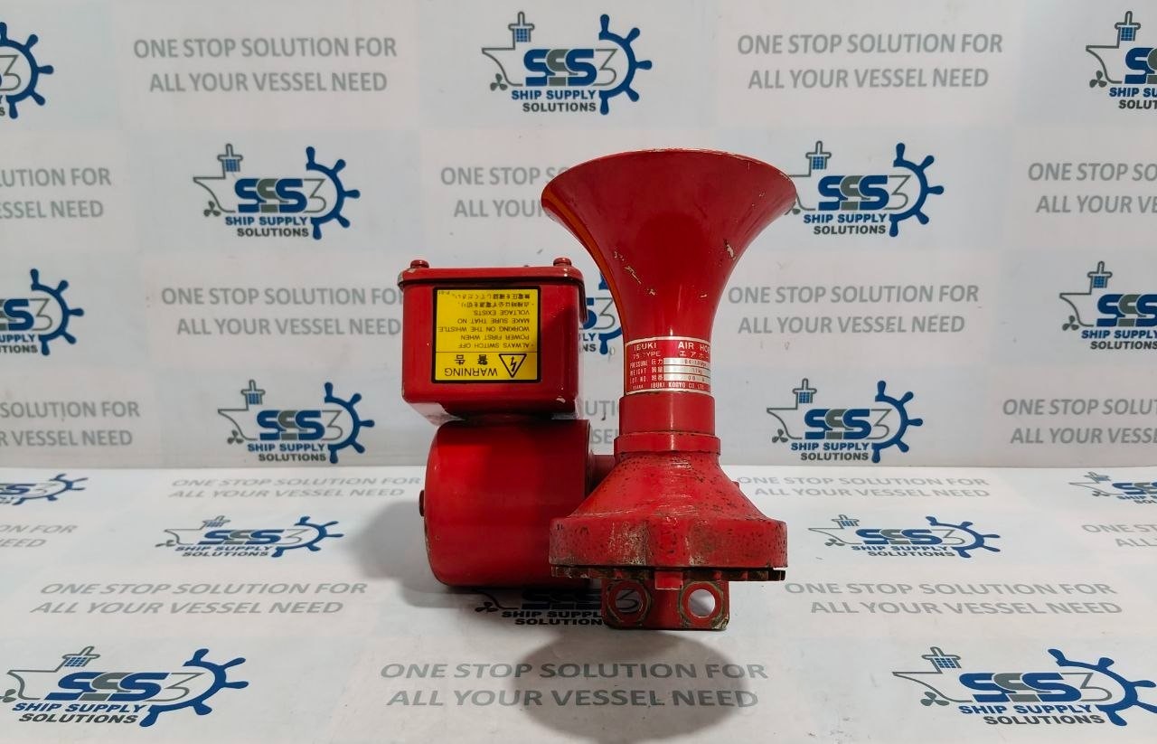 Ibuki 75 Type Air Horn 0.4-1.0Mpa With 6-EV Type Solenoid Valve AC 100-115V