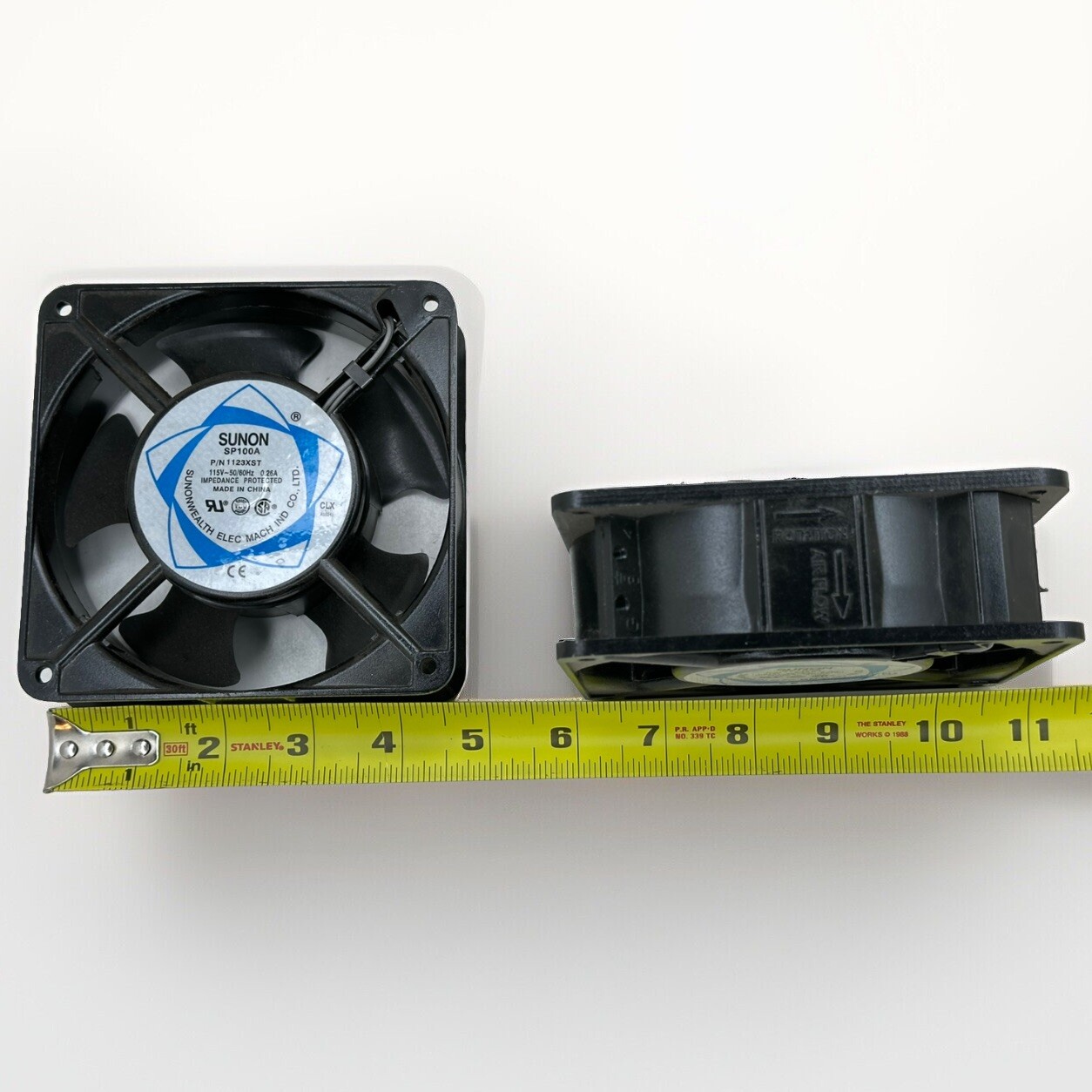 *Lot of 2* Sunon SP100A-1123XST.GN 115V .26A Tube Axial Fan Sleeve Bearing