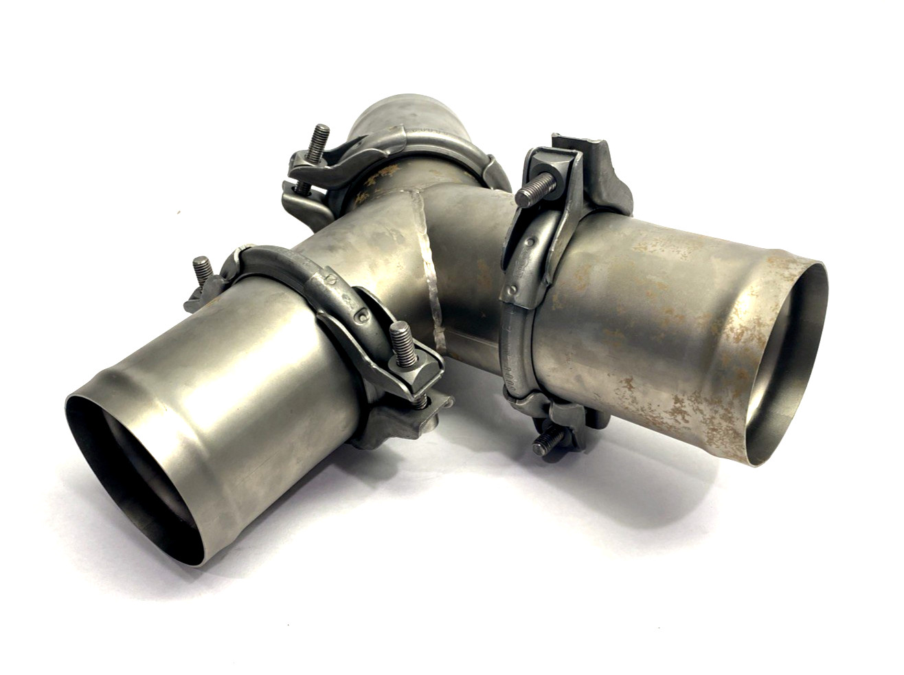 Jacob 11083260 Exhaust System Fork, DN80 90 Deg. Y-Type w/ Clamps